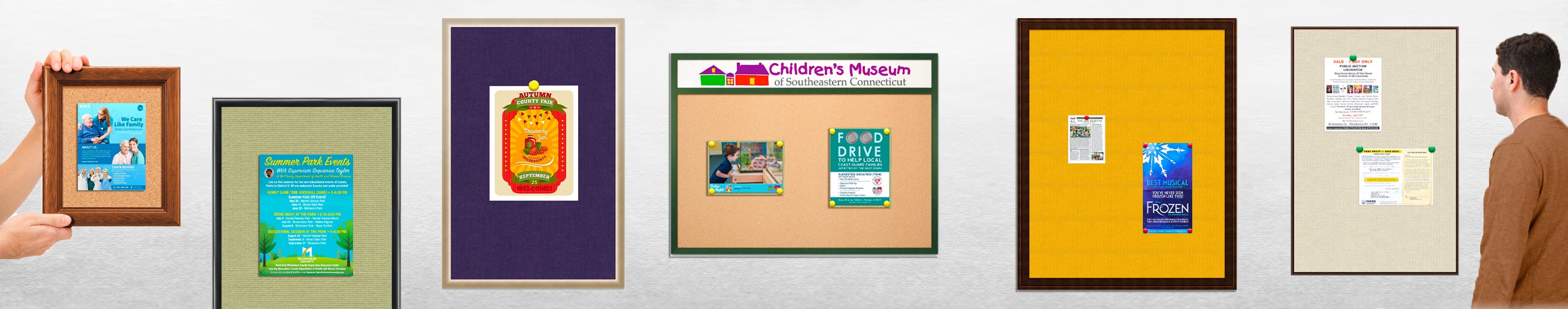 Framed Cork Bulletin Boards and Fabric Boards Framed Cork Bulletin Boards and Fabric Boards