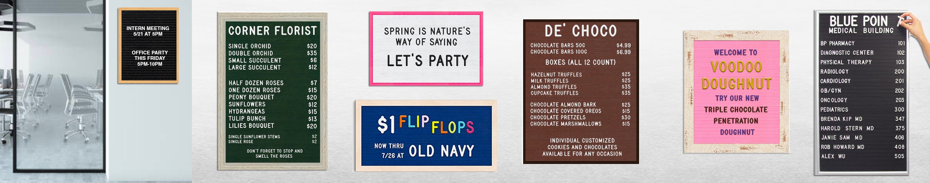 Letter Boards - for Home & Office Letter Boards - for Home & Office