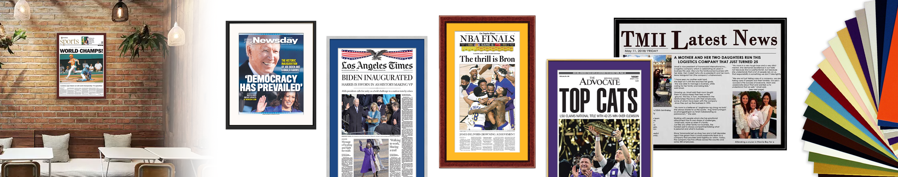 Newspaper Frames