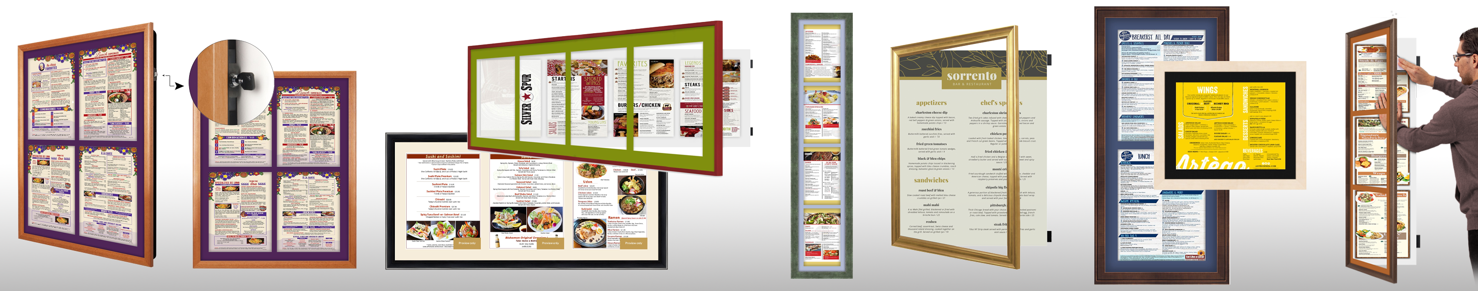 Restaurant Menu SwingFrames