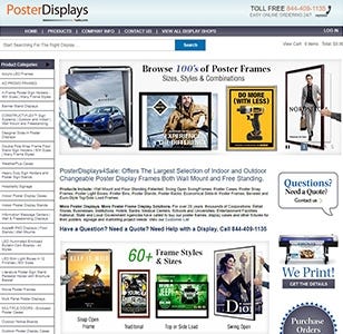 PosterDisplays Website