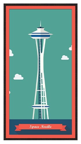 Large Poster Picture Frame 36x72 with Mat