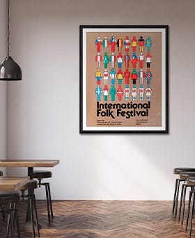 Large Poster Picture Frame 40x50 with Mat