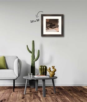 20x20 Photography Frame with Mat