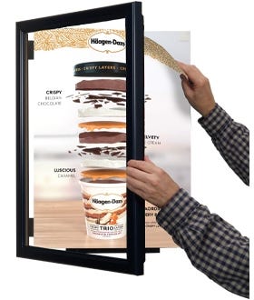 Open Wood 353 Poster SwingFrame of Ice Cream