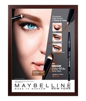 Closed Wood 362 Poster SwingFrame of Makeup